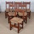 Vintage French Straw-Seated Wooden Chairs, 1950, Set of 6 For Sale - Image 4 of 18