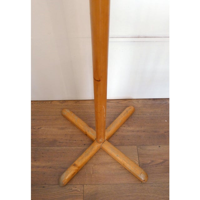 1980s Freestanding Coat Rack with Swivel Ball Hooks in Pine Wood by Rainer Daumiller, 1960s For Sale - Image 5 of 13