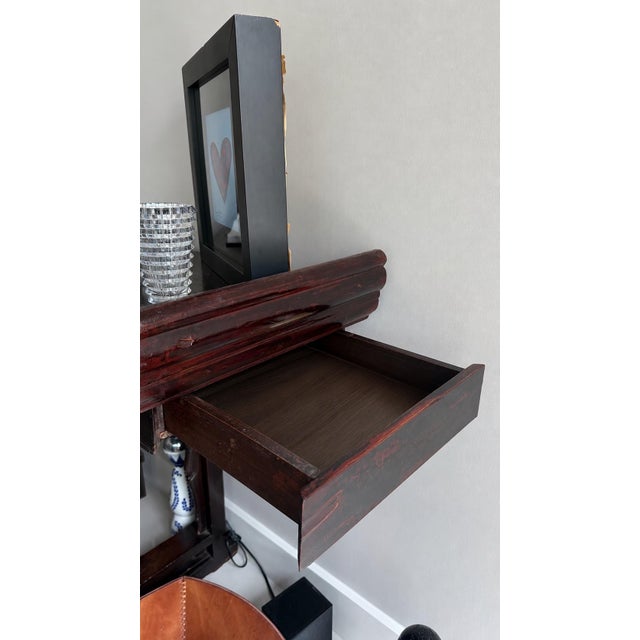 Asian Mid 20th Century 8 1/2' Antique Asian Wood Console For Sale - Image 3 of 4