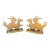 Pair of Vintage Brass Dragon Chinoiserie Bookends For Sale