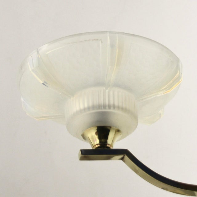 Large French Art Deco Wall Light from Ezan, 1930s For Sale - Image 6 of 18
