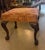 Antique George II Upholstered Bench in the Chippendale Style, Resting on Boldly Carved Ball and Claw Feet and Knee Decoration For Sale - Image 4 of 9