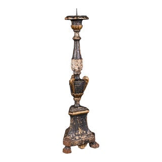 Antique Candle Pricket, English, Ebonised, Candlestick, Centrepiece, Georgian For Sale