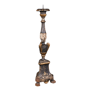Antique Candle Pricket, English, Ebonised, Candlestick, Centrepiece, Georgian