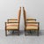 Antique Lounge Chairs in Wood and Fabric, 1890s, Set of 2 For Sale - Image 6 of 12