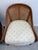 Pair of Vintage Baker Furniture Walnut & Cane Barrel Lounge Chairs For Sale - Image 12 of 17