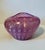 Mid-Century Modern Late 20th Century Amethyst Latticino Studio Art Glass Vessel by Brian Higer For Sale - Image 3 of 6