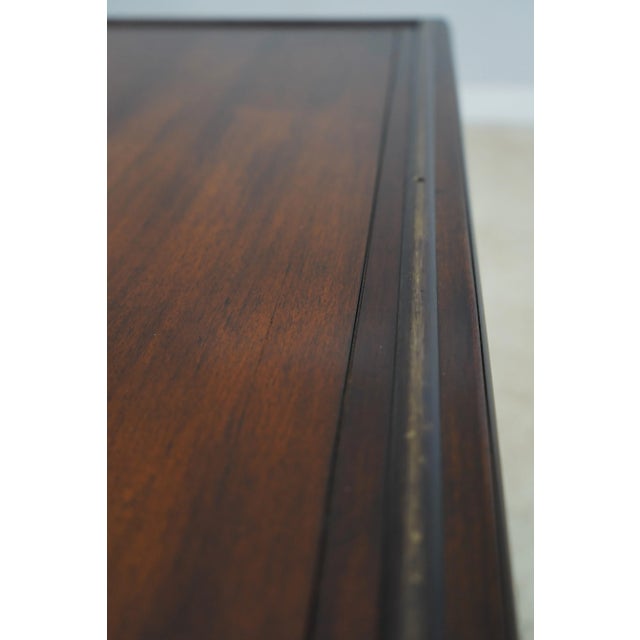 Theodore Alexander Campaign Style 1 Drawer Lamp Table For Sale In Philadelphia - Image 6 of 12