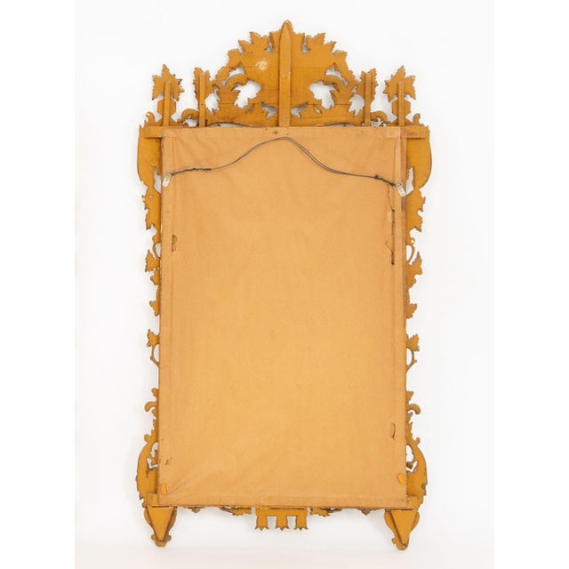 Gold Rococo Style Giltwood Framed Mirror For Sale - Image 8 of 9