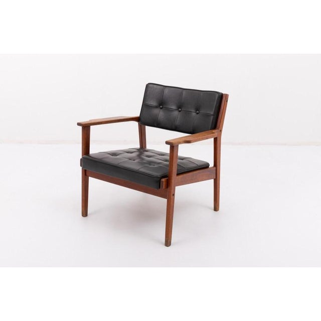 Mid-Century Danish Architectural Armchair, 1960s For Sale - Image 12 of 14