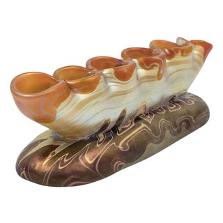 Art Nouveau Austrian Glass Centerpiece from Johann Loetz Witwe, 1890s For Sale