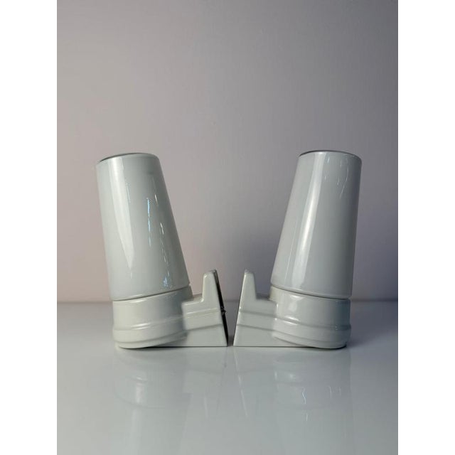 White Model 6080 Wall Lamp by Sigvard Bernadotte for Ifö, Set of 2 For Sale - Image 11 of 11