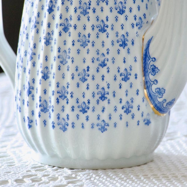 White Large Porcelain Coffee Pot by Oscar Shaller For Sale - Image 8 of 13