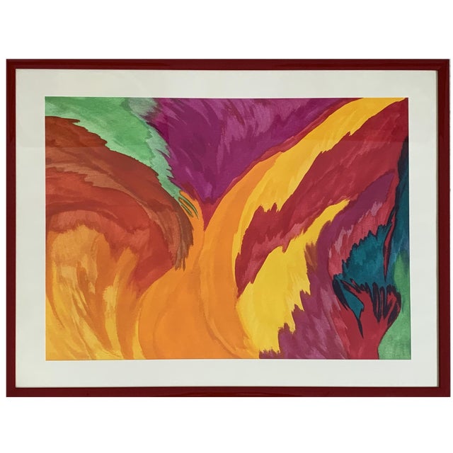 Rosetta Vercellotti, Il Dubbio, 1992, Ecoline on Cardboard, Framed For Sale