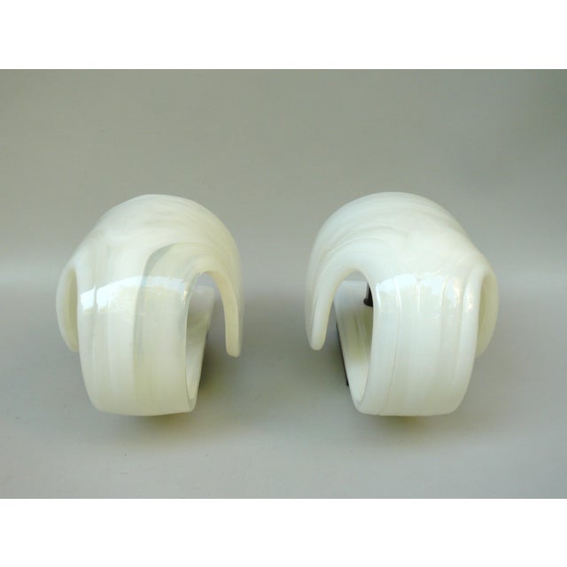 Space Age Futuristic Dark Brown Acrylic Glass Wall Lights from WILA, 1970s, Set of 2 For Sale - Image 3 of 18