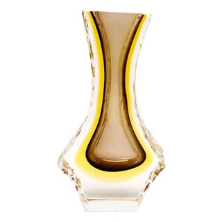 Italian Murano Glass Vase from Mandruzzato, 1950s For Sale