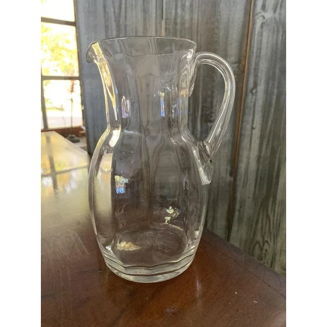 Mid-Century Clear Pitcher, 1960s For Sale - Image 4 of 7