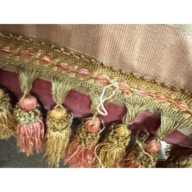 Pink Vintage French Aubusson Tapestry Pillows - Set of 3 For Sale - Image 8 of 16