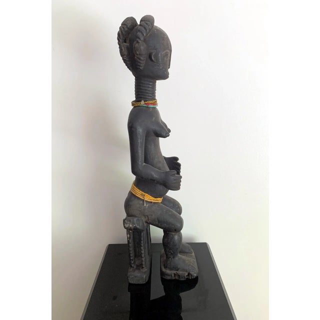 Black Ashanti Maternal Fertility Figure For Sale - Image 8 of 13