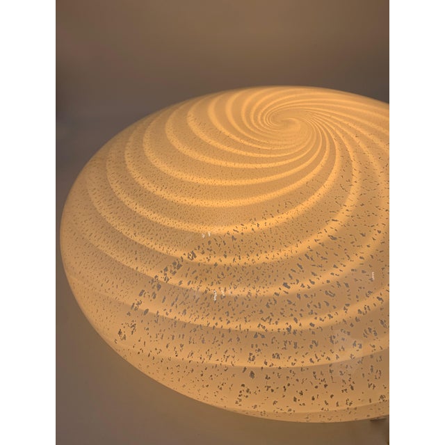 Vintage Murano Glass Ceiling Light attributed to F3, Italy, 1970s For Sale - Image 7 of 8