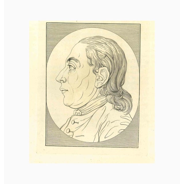 The Profile is an original etching artwork realized by Thomas Holloway for Johann Caspar Lavater's "Essays on Physiognomy,...