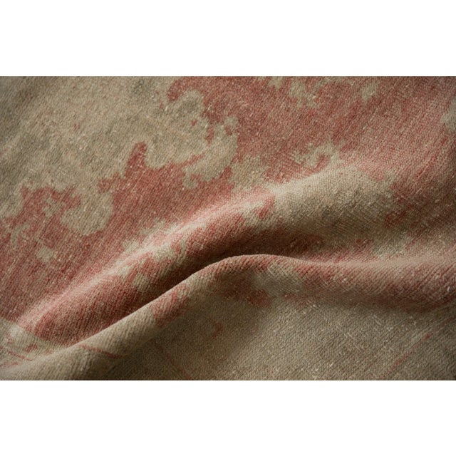 1950s Vintage Distressed Oushak Rug - 3'3" x 5'4" For Sale - Image 5 of 8