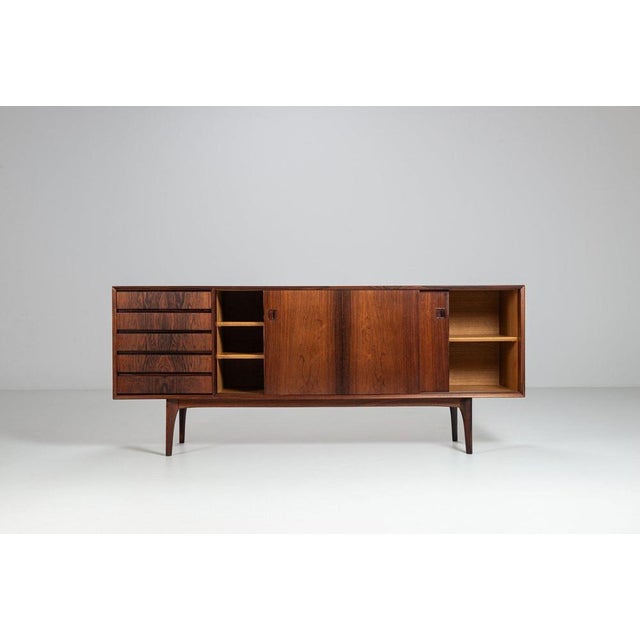 1960s Sideboard in Rosewood by Erik Buch for Oddense Mobler, Denmark, 1960s For Sale - Image 5 of 17