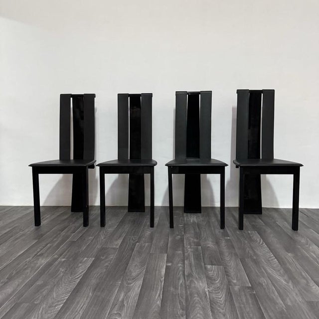 Postmodern Dining Chairs, 1980s, Set of 4 For Sale - Image 14 of 18