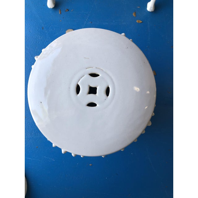 Contemporary Vintage Garden Stool For Sale - Image 3 of 3