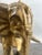 Large Sculptural Elephant Table Base in Carved Resin W Antique Gilt Finish For Sale - Image 4 of 15