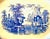 19th C. English Staffordshire Blue and White Platter, "Medici" For Sale - Image 4 of 8
