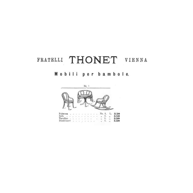 Doll's Seating from Thonet, 1890, Set of 5 For Sale - Image 3 of 7