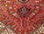 Textile Vintage Oversized Persian Heriz Rug, Hand-Knotted Wool, Geometric Medallion Pattern, Red & Ivory, 11x19 For Sale - Image 7 of 12