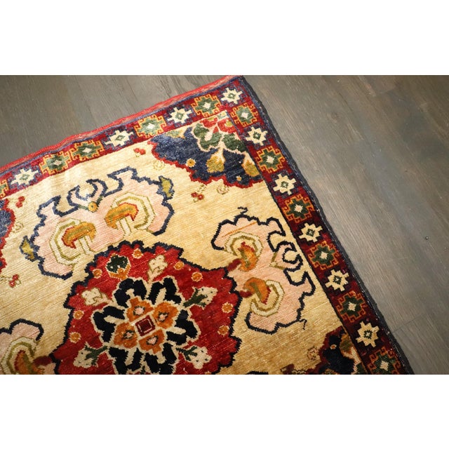 Rare Silk Khotan Carpet rug no. j4802 For Sale - Image 4 of 6