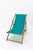 Beech and Fabric Folding Deck Chair or Patio Lounger, France, 1950s For Sale - Image 10 of 11