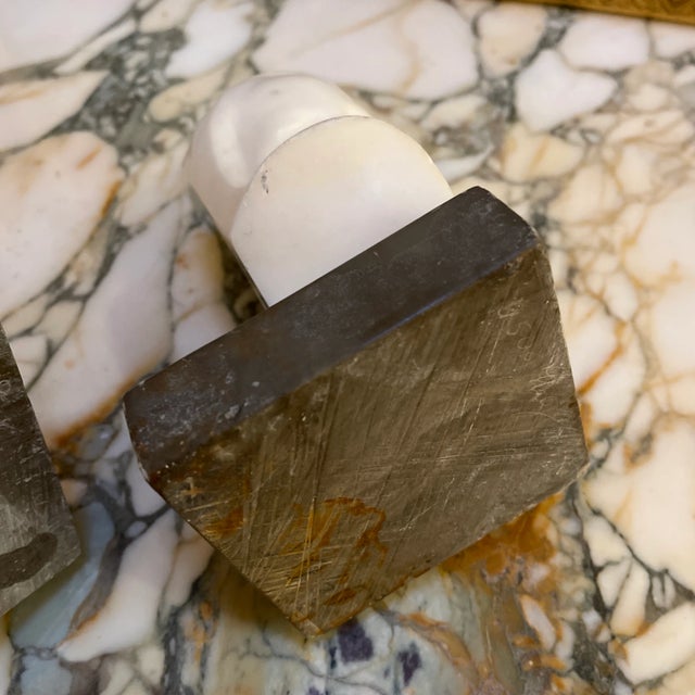 Set of 2 White Italian Marble Sculptures of Children Bust For Sale In San Francisco - Image 6 of 7