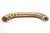 Mid 20th Century Waldorf Astoria 5 In. Brass Braided Drawer Pull For Sale - Image 5 of 5