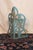 1930s Folk Art Green and Gold Scroll Shelf For Sale - Image 4 of 13