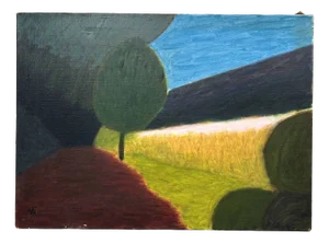 Makoto Igarashi, Landscape, 1980s, Oil on Canvas