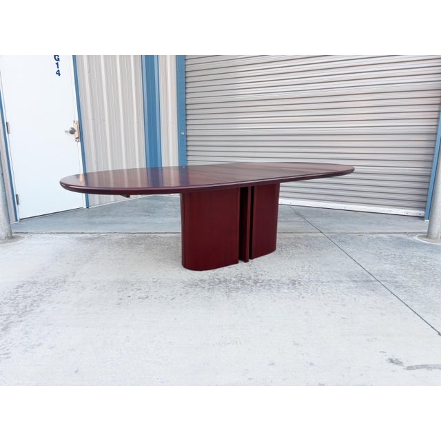 Red 1960s Danish Modern Oval Rosewood Dining Table by Skovby Møbelfabrik For Sale - Image 8 of 12