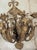 Set of Four Vintage French 3-Arm Iron and Tole Sconces, Distressed Gilt Finish For Sale - Image 17 of 18