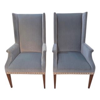 Set of 2 Hickory Chair Captain's Dining Chairs For Sale