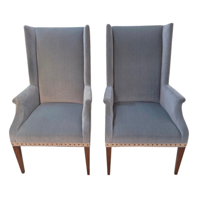 Set of 2 Hickory Chair Captain's Dining Chairs For Sale