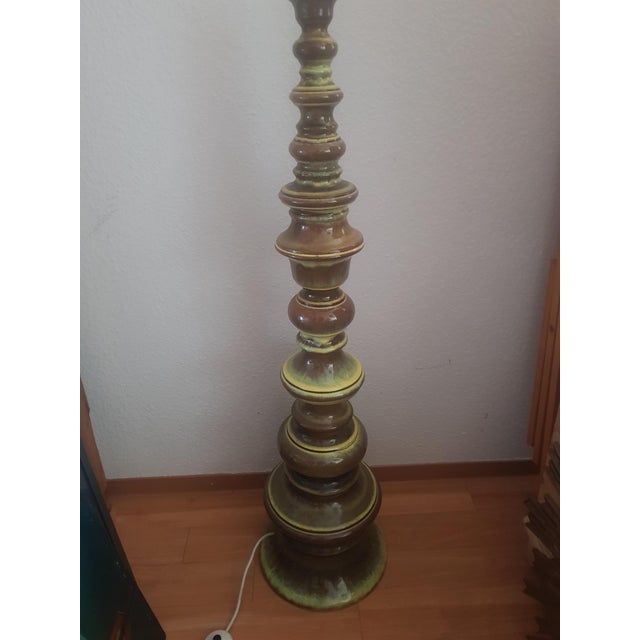 Space Age Lamp in Ceramic by Kaiser Leuchten for Kaiser Idell, 1960s For Sale - Image 4 of 7