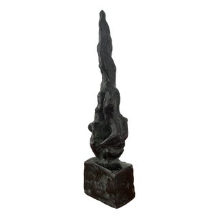 Mid-Century Bronze Abstract Sculpture, 1960s For Sale