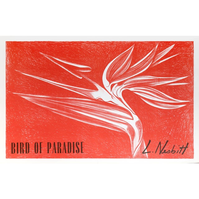 American Birds of Paradise (Red), Lowell Blair Nesbitt For Sale - Image 3 of 3