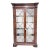Late 20th Century Henredon Georgian Style Mahogany Display Curio Cabinet For Sale