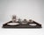 Mid-Century Modern Tête-À-Tête for Two on Wooden Tray by Victoria La Couronne for Fürstenberg, 1960s, Set of 14 For Sale - Image 13 of 18