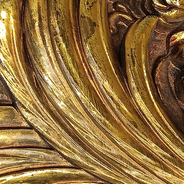 Vintage Gold Peacock Pheasant Statute Figurine Hollywood Regency Mid-Century Modern 13" X 7" For Sale - Image 9 of 14