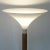 Modern Floor Lamp with Braided Rattan Base and White Witch Hat Shade, 1970s For Sale - Image 6 of 8